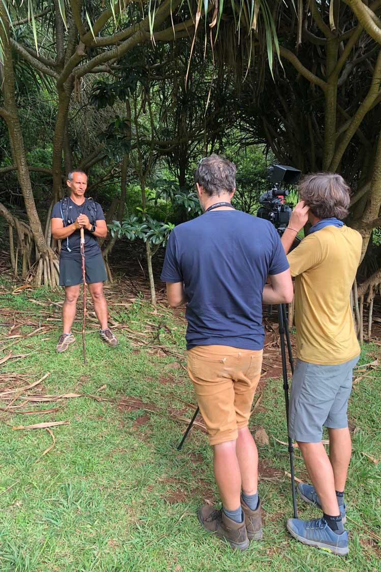 Interview filmée de Patrick Métro à Piton Montvert 