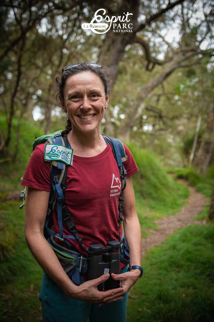 Amandine Pierre d'Esprit Randonnée anime des balades guidées Esprit parc national