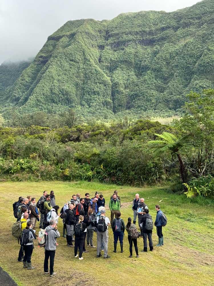 Les équipes de l'OFB ont profité d'animations et de temps d'échanges organiséspar leParc national de La Réunion