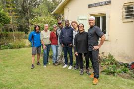 Habitants de Marla, association Laposa et agents du Parc national participent au PAT Mafate 