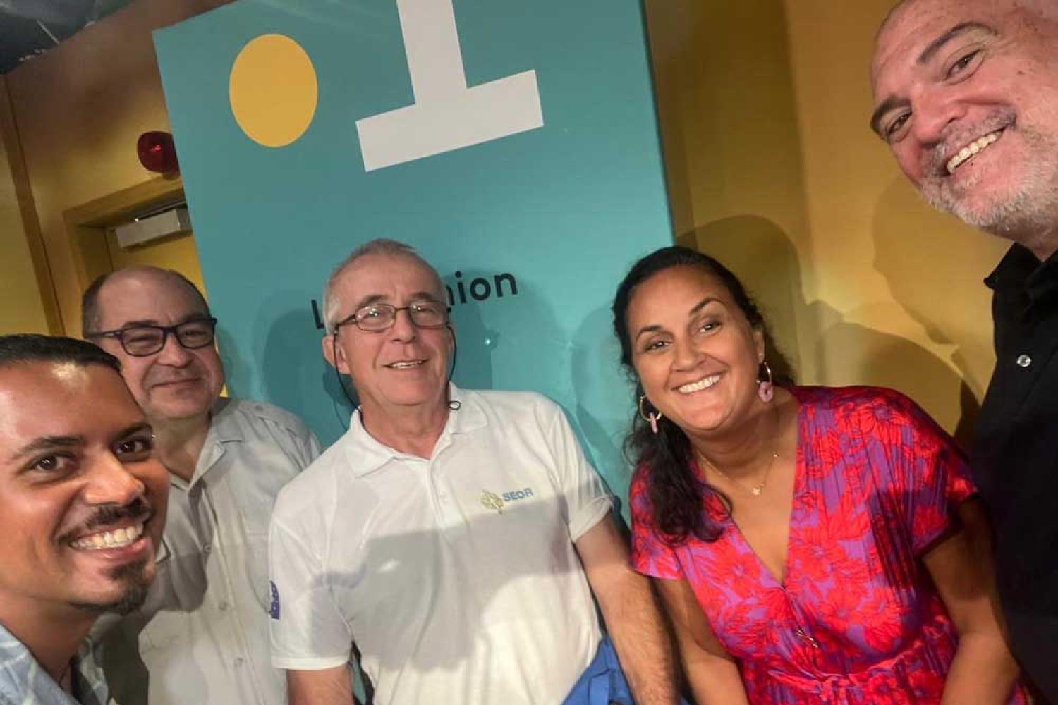Paul Ferrand, Directeur adjoint du Parc national de La Réunion, à l'antenne de Réunion la 1ere avec l'ARB, la SEOR et la Mairie de La Possession